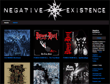 Tablet Screenshot of negative-existence.com